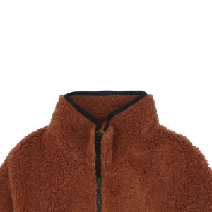 Burberry Black Label Shearling Zip-Up Jacket Khaki