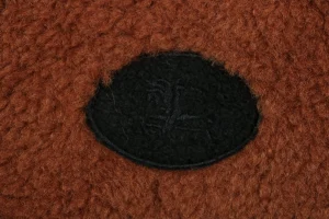 Burberry Black Label Shearling Zip-Up Jacket Khaki Brand label