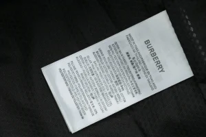 Burberry Black Label Shearling Zip-Up Jacket Wash label