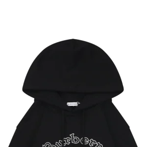 Burberry Box Logo Equestrian Knight Embroidered Hoodie