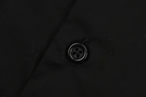 Burberry Tonal Equestrian Knight Embroidered Shirt Black Button