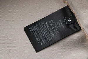 Fendi Graphic Letter Print Hoodie Beige Wash label