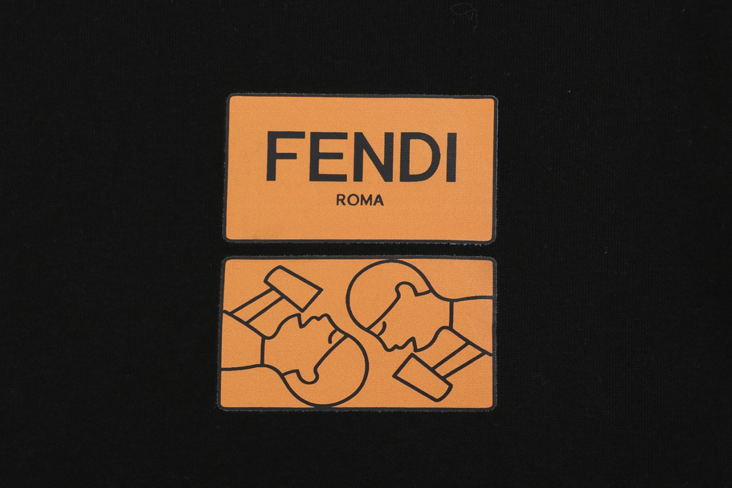Fendi × Heytea Collaboration Crewneck Sweatshirt Brand Print