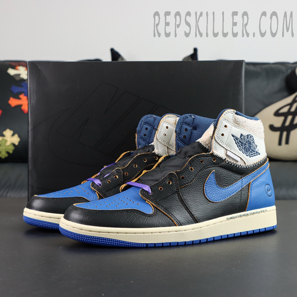 Fragment Design x Union LA x Jordan 1 Retro High OG 'Sport Royal'11