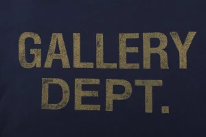 Gallery Dept Hand-Painted Graffiti Letter Hoodie Brand label