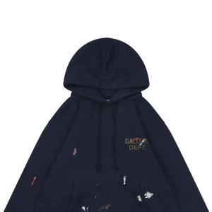 Gallery Dept Hand-Painted Graffiti Letter Hoodie