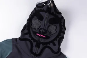 Glo Gang GLS Wave Panel Full-Zip Hoodie1