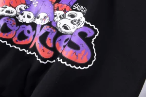 Glo Gang Nightmare Cookies Spiked Hood Full-Zip Hoodie12