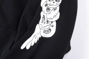 Glo Gang Nightmare Cookies Spiked Hood Full-Zip Hoodie14