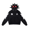 Glo Gang Nightmare Cookies Spiked Hood Full-Zip Hoodie