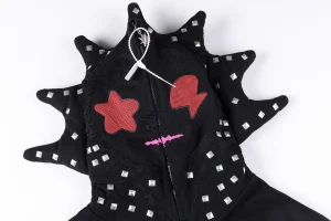 Glo Gang Nightmare Cookies Spiked Hood Full-Zip Hoodie8