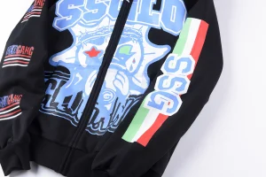 Glo Gang SSGLO WRLDWD Full-Zip Graphic Hoodie6