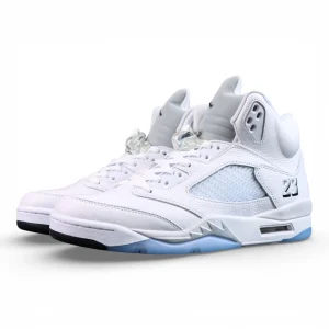 Jordan 5 Retro 'White Metallic' 2026