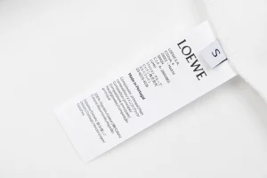 L Wave Anagram Print Crewneck Sweatshirt Wash label