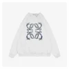 L Wave Anagram Print Crewneck Sweatshirt