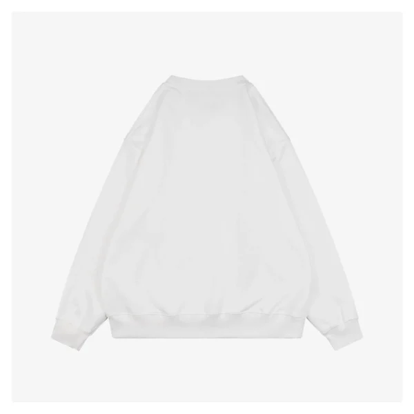 L Wave Anagram Print Crewneck Sweatshirt Back view