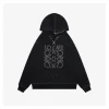L Anagram Embroidered Contrast Stitch Hoodie
