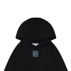 Loewe Blue Anagram Embroidered Hoodie