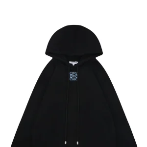 Loewe Blue Anagram Embroidered Hoodie