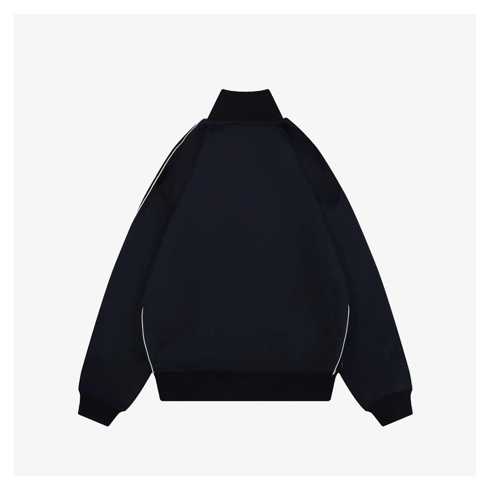 Loewe Floral Logo Embroidered Stand Collar Jacket Back view