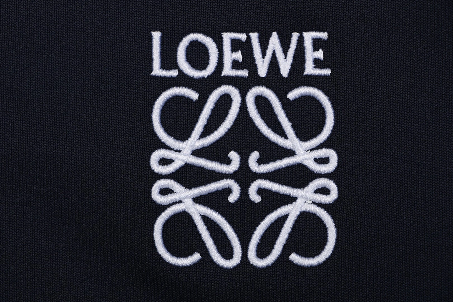 Loewe Floral Logo Embroidered Stand Collar Jacket Brand