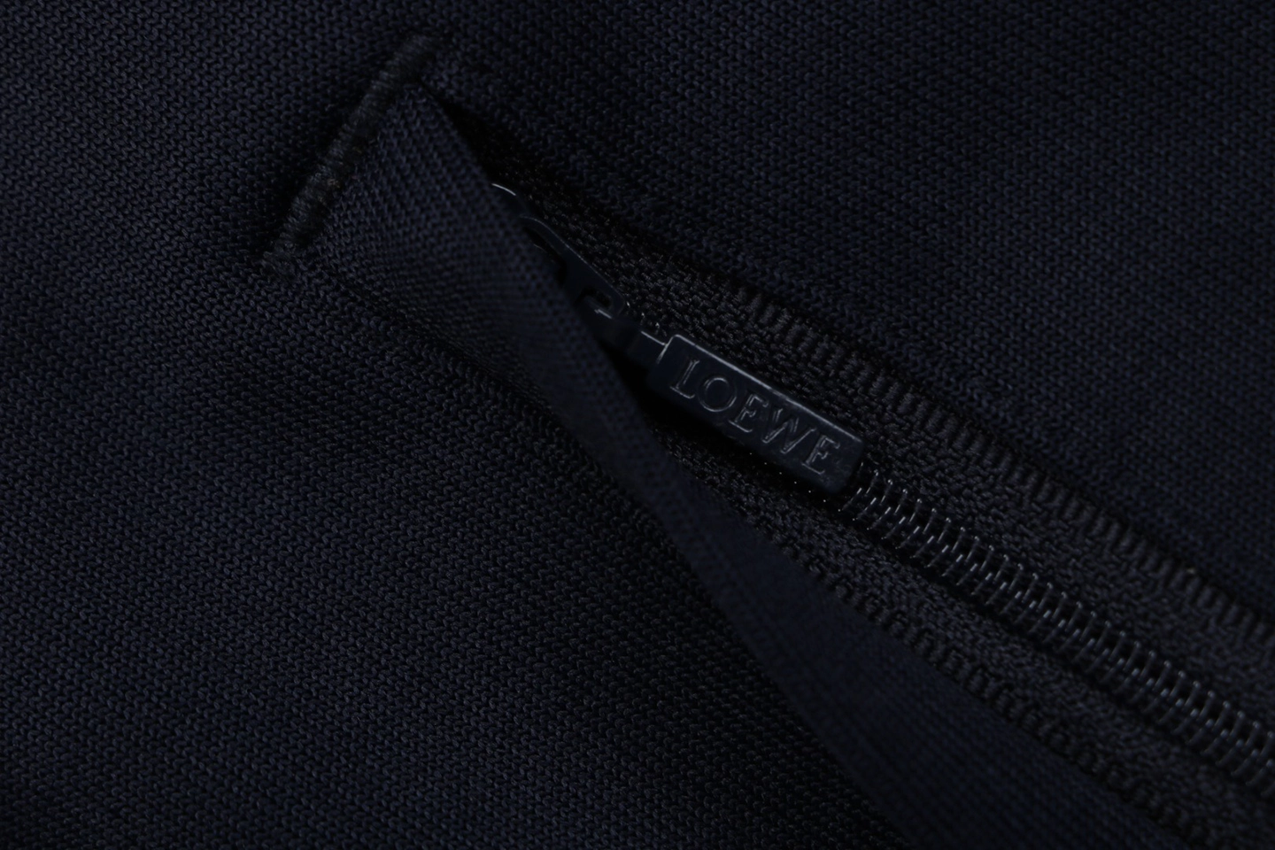 Loewe Floral Logo Embroidered Stand Collar Jacket