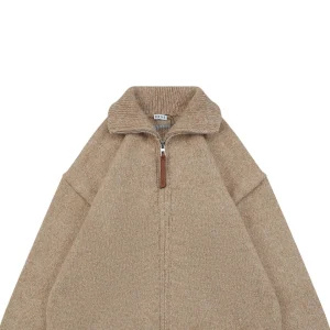 Loewe L Anagram Zip-Up Knit Jacket