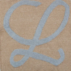 Loewe L Anagram Zip-Up Knit Jacket Back Brand