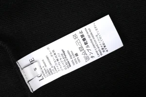 Loewe Moon Rabbit Embroidered Hoodie Wash label