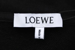 Loewe Moon Rabbit Embroidered Hoodie Brand label