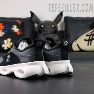 Loewe x ON Cloudsolo Black White sneakers heel detail