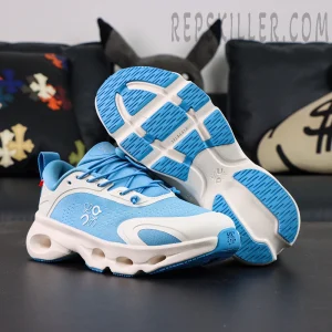 Loewe x ON Cloudsolo Blue White sneakers, outsole detail