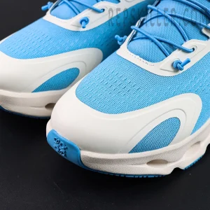 Loewe x ON Cloudsolo Blue White sneakers, toe box mesh detail