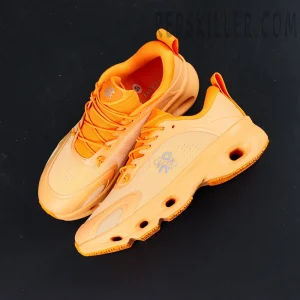 Loewe x ON Cloudsolo Orange sneakers, top-down view