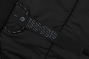 Lululemon Dual Pocket Insulated Jacket Wash label