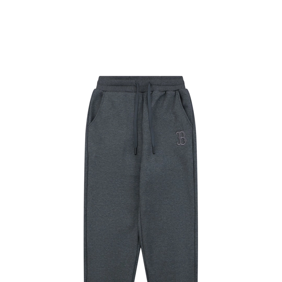 MLB New York Yankees Embroidered Fleece Jogger Pants Grey