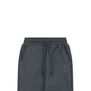 MLB New York Yankees Embroidered Fleece Jogger Pants Grey