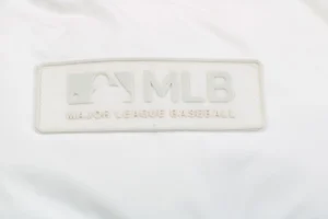 MLB New York Yankees Logo Long Down Jacket White Brand