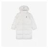 MLB New York Yankees Logo Long Down Jacket (White/Black)