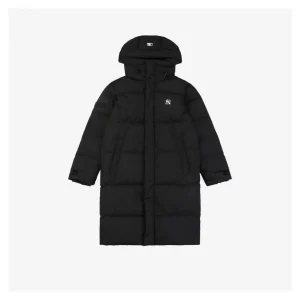 MLB New York Yankees Logo Long Down Jacket Black Front view
