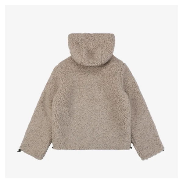 Miu Miu Automne Shearling Hooded Down Jacket Back view