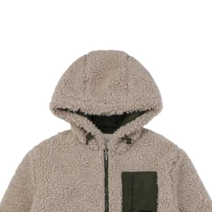 Miu Miu Automne Shearling Hooded Down Jacket