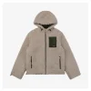 MM Automne Shearling Hooded Down Jacket