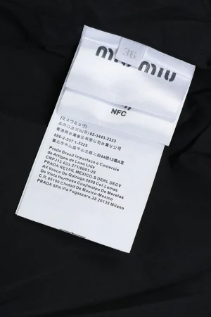 Miu Miu Cashmere Down-Filled Jacket Wash label