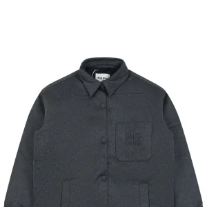 Miu Miu Cashmere Down-Filled Jacket