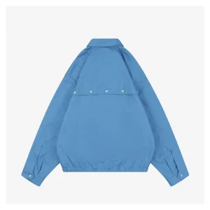 Miu Miu Embroidered Logo Poplin Jacket Back view