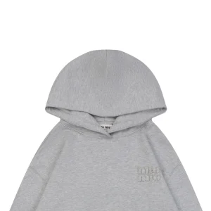 Miu Miu Embroidered Patch Hoodie