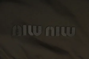 Miu Miu Leather Collar Down Vest Brand