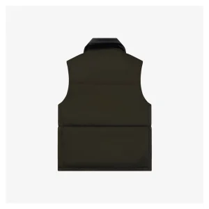 Miu Miu Leather Collar Down Vest Back view