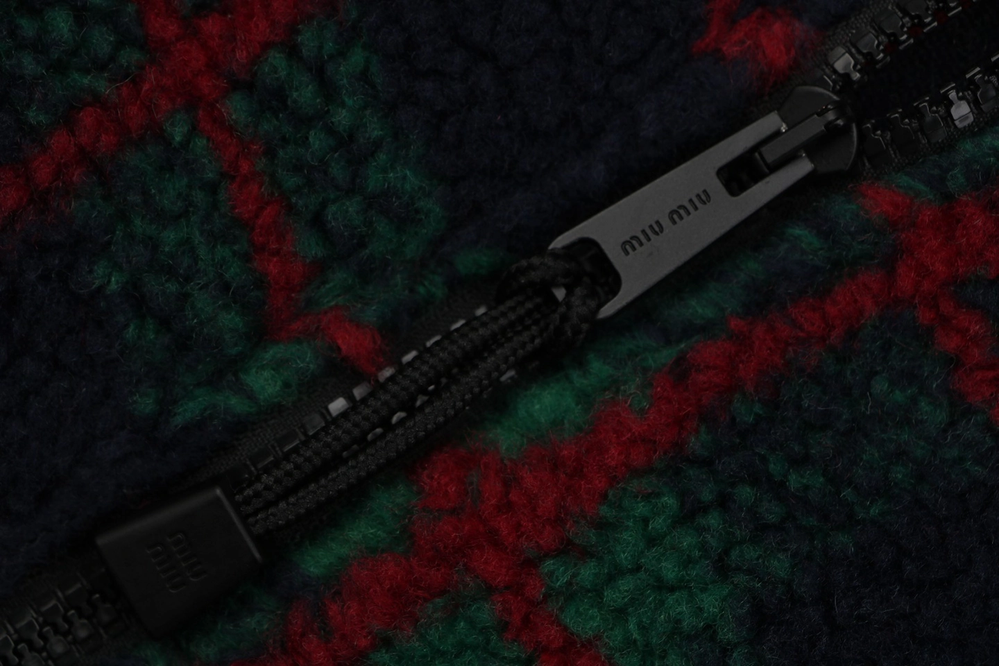 Miu Miu Plaid Shearling Jacket – Green Red9.jpeg